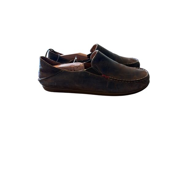 OluKai Shoes - Olukai Women’s Nohea Nubuck Loafers, brown, size 10